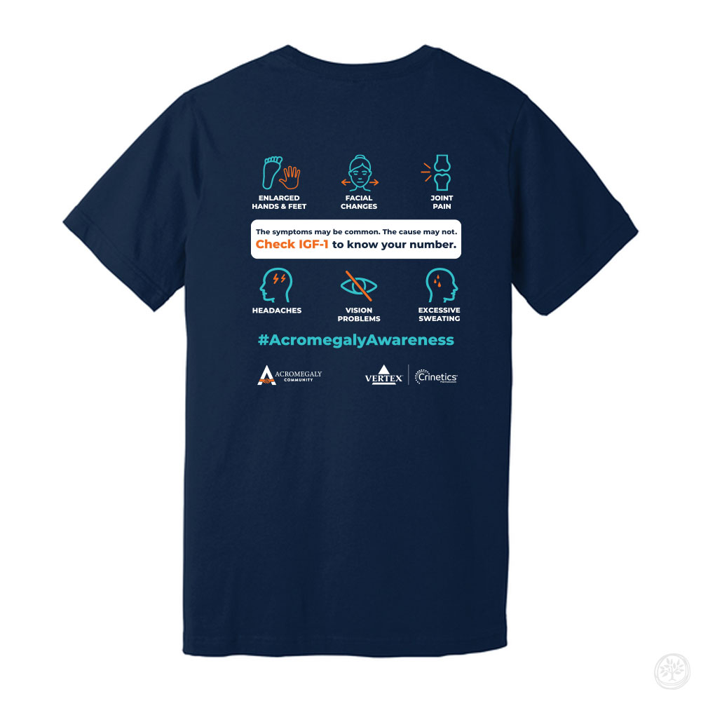 Acromegaly Awareness Tee - Bella CVC (3001CVC)